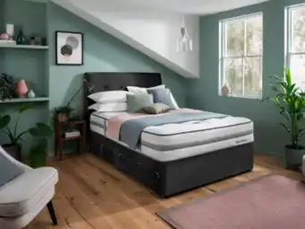 Bensons for Beds Silentnight sleep vitality vibrance divan bed set on glides offer