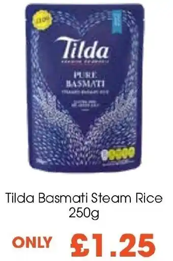 Tilda Basmati Steam Rice 250g