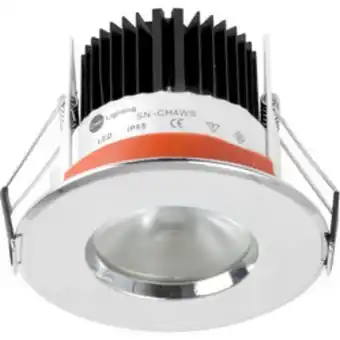 D-lux led ip65 4.65w fire rated downlight chrome 477lm