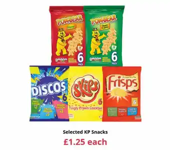 Selected kp snacks