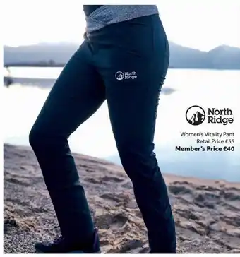 GO Outdoors North ridge women's vitality pant offer
