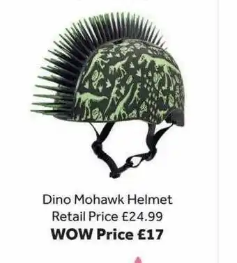 GO Outdoors Dino mohawk helmet offer