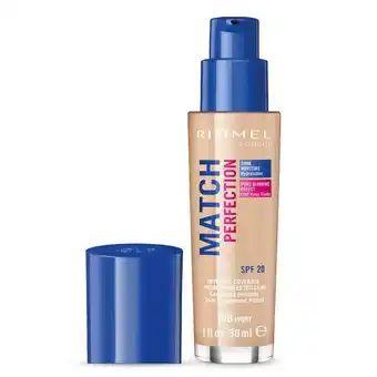 Lloyds Pharmacy Rimmel match perfection foundation 30ml offer