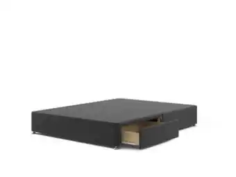 Slumberland divan low base on glides
