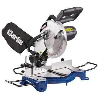 Machine Mart Clarke cms210b 210mm compound mitre saw (230v) offer