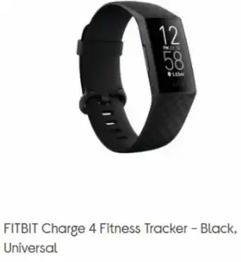 Currys PC World Fitbit Charge 4 Fitness Tracker - Black, Universal offer