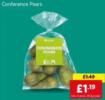 Lidl Conference Pears offer