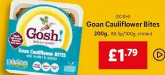 Lidl Goan Cauliflower Bites 200g offer