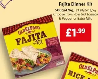 Lidl Fajita Dinner Kit 500g/476g offer