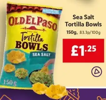 Lidl Sea Salt Tortilla Bowls 150g offer