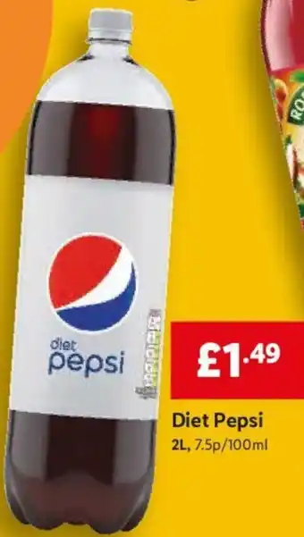 Lidl Diet Pepsi 2L offer