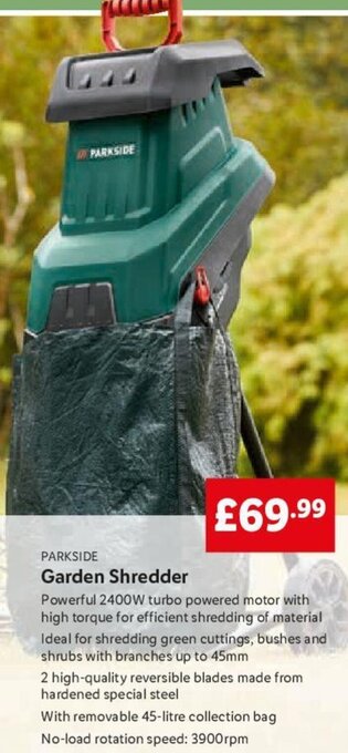 Lidl Garden Shredder offer