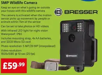 Lidl 5mp Wildlife Camera offer