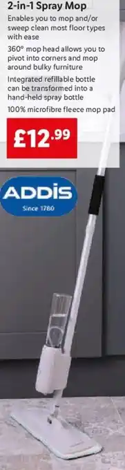 Lidl 2-In-1 Spray Mop offer