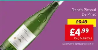 Lidl French Picpoul De Pinet offer
