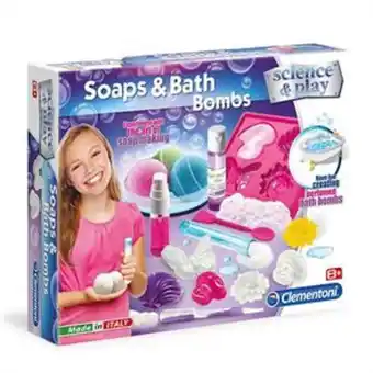 Home Bargains Clementoni: science & play soaps & bath bombs offer