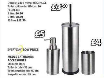 JYSK Medle bathroom accessories offer