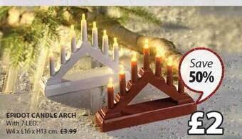 JYSK Epidot candle arch offer