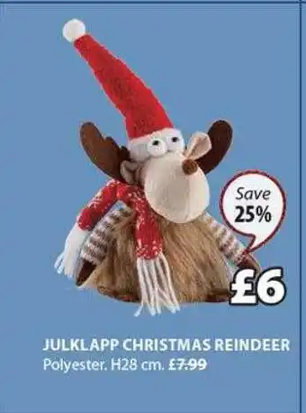 Julklapp christmas reindeer