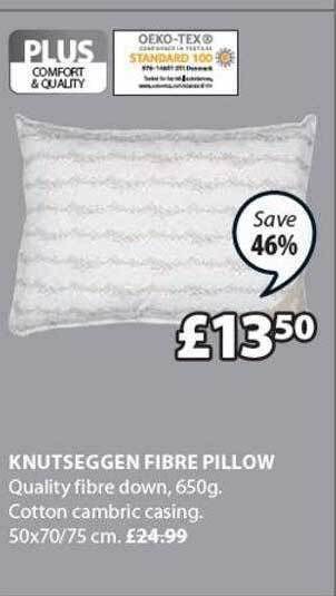 Knutseggen fibre pillow