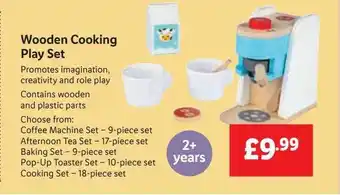 Lidl Wooden cooking play set offer