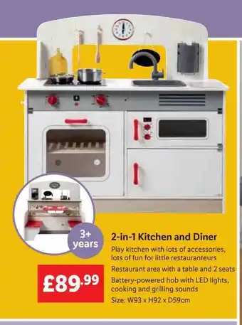 Lidl 2-in-1 kitchen and diner offer