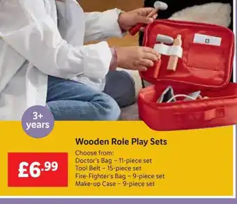 Lidl Wooden role play sets offer