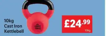 Lidl 10 kg cast iron kettlebell offer