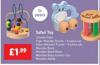 Lidl Safari toy offer