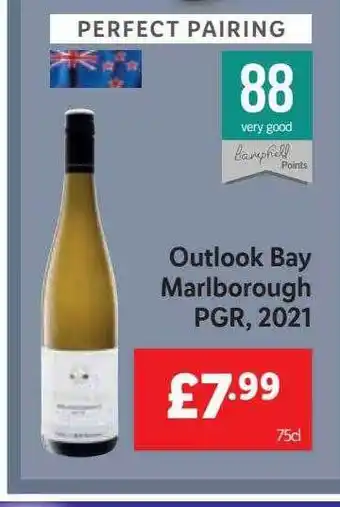 Outlook bay marlborough pgr, 2021
