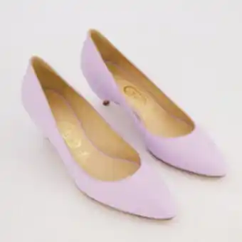 TK Maxx Lilac leather heels offer