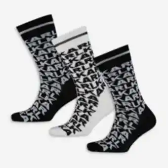 TK Maxx Three pack black & white branded socks offer