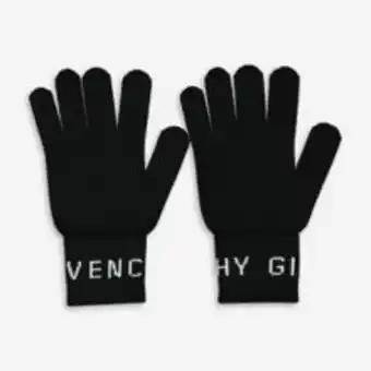 TK Maxx Black logo knit wool gloves offer