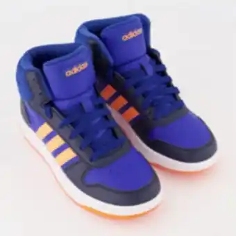 TK Maxx Blue & navy hoops mid 2.0 k basketball trainers offer