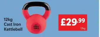 Lidl 12 kg cast iron kettlebell offer