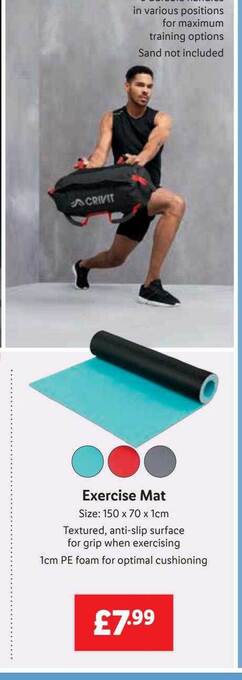 Lidl Exercise mat offer