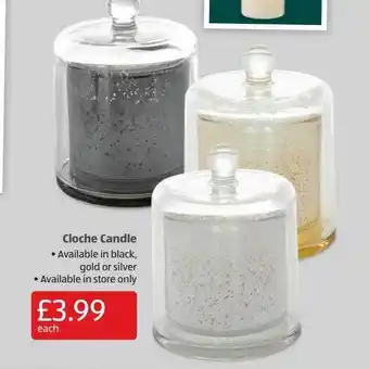 Aldi Cloche candle offer
