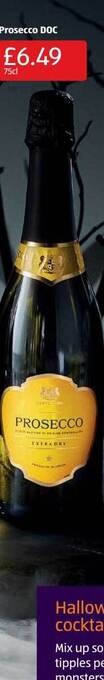 Aldi Prosecco doc offer