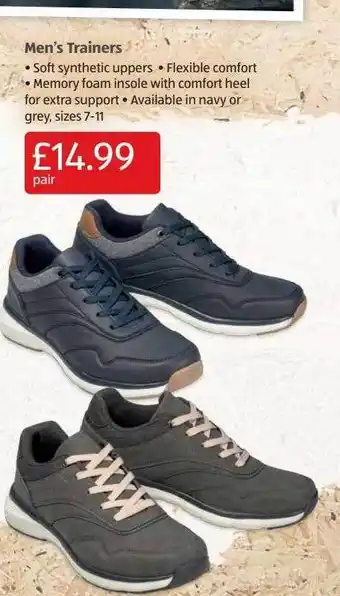 Aldi Men's trainers offer