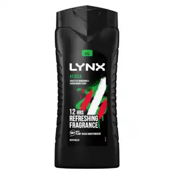 Asda Lynx xxl africa bodywash offer