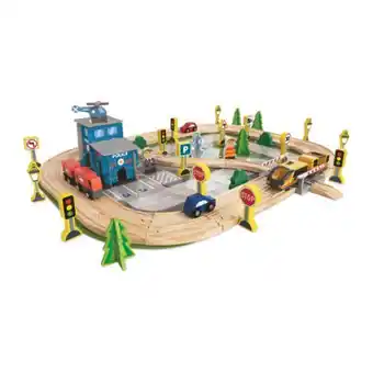 Aldi Little town wooden road set offer