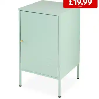Aldi Kirkton house metal bedside table offer