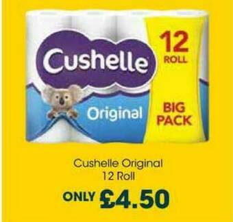 Centra Cushelle Original 12 Roll offer