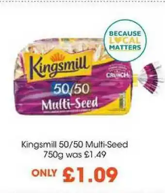 Centra Kingsmill 50 50 Multi-seed offer