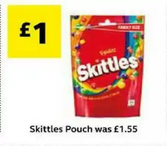 SuperValu Skittles Pouch Was offer