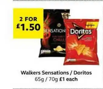 SuperValu Walkers Sensations Doritos offer
