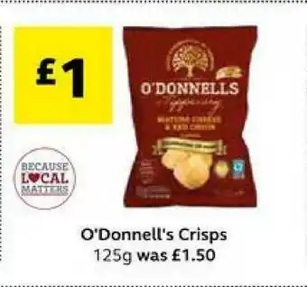 SuperValu O'donnell's Crisps offer