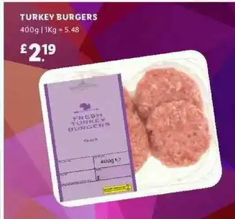 Lidl Turkey Burgers offer