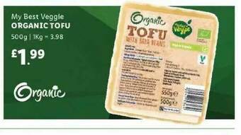 My Best Veggie Organic Tofu