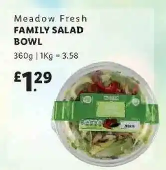 Lidl Meadow Fresh Family Salad Bowl offer